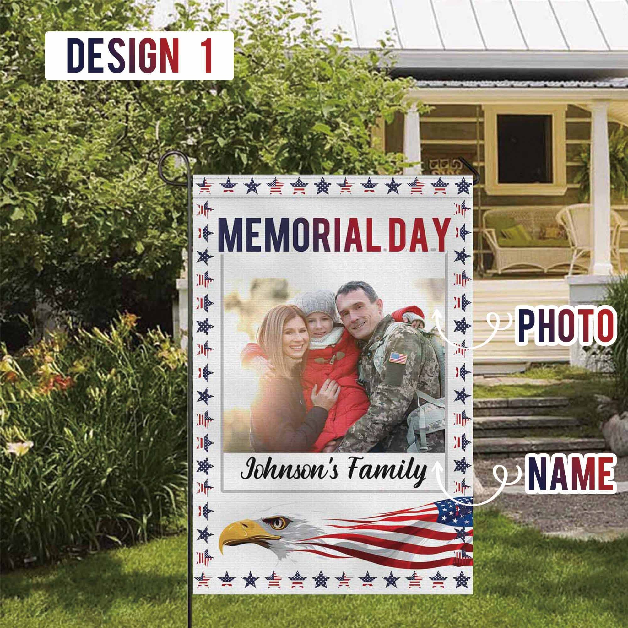In Loving Memory-Personalized Dog Photo Flag,Custom independence day flag