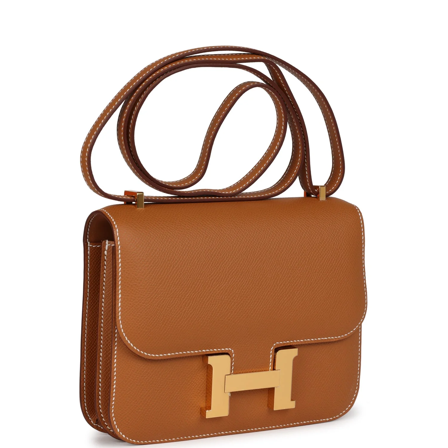 Her Constance 1-18 Gold Epsom Gold Hardware
