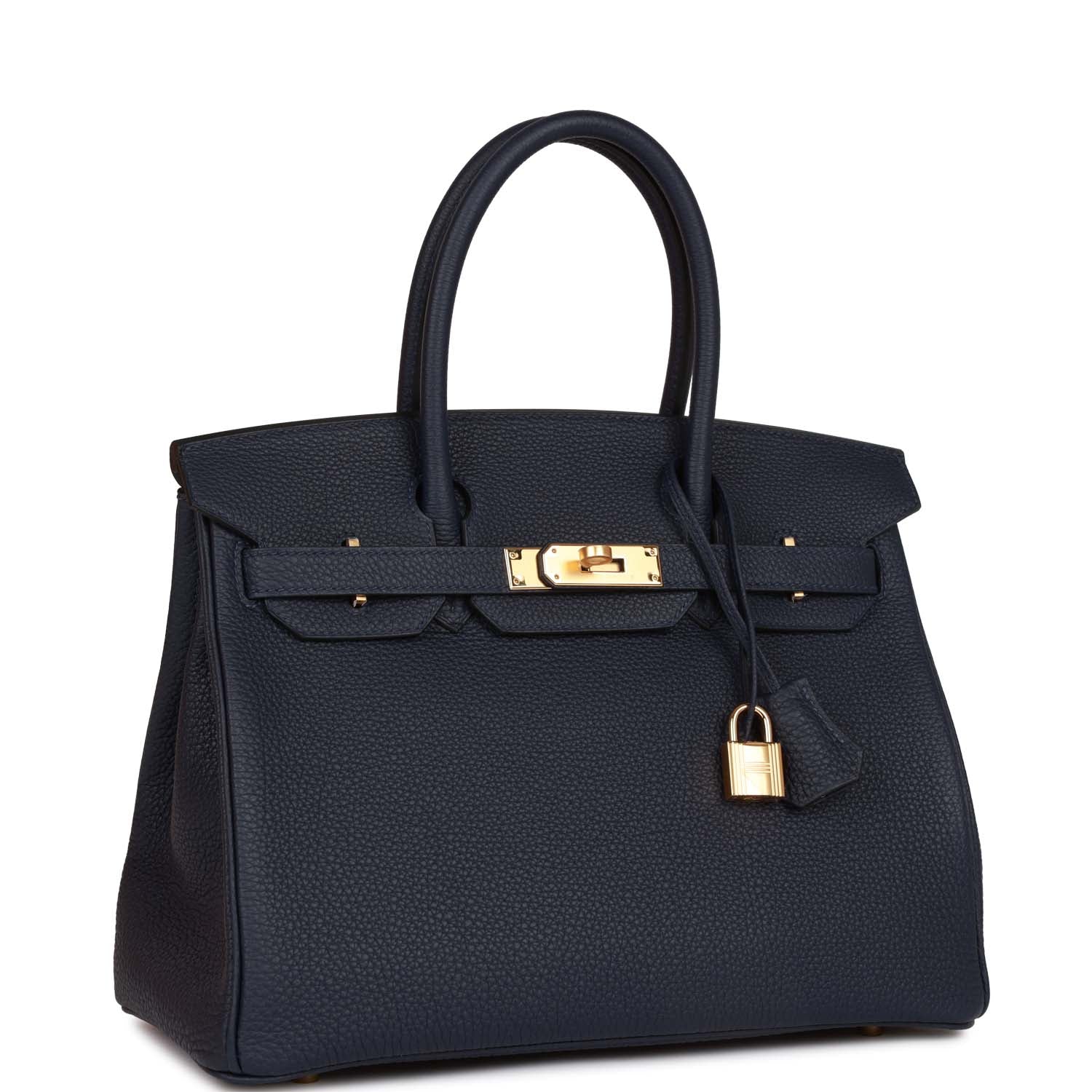 Her Birkin 30 Bleu Nuit Togo Gold Hardware