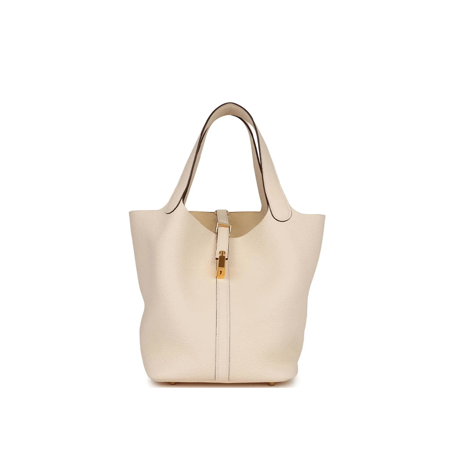 Her Picotin Lock 22 Nata Clemence Gold Hardware