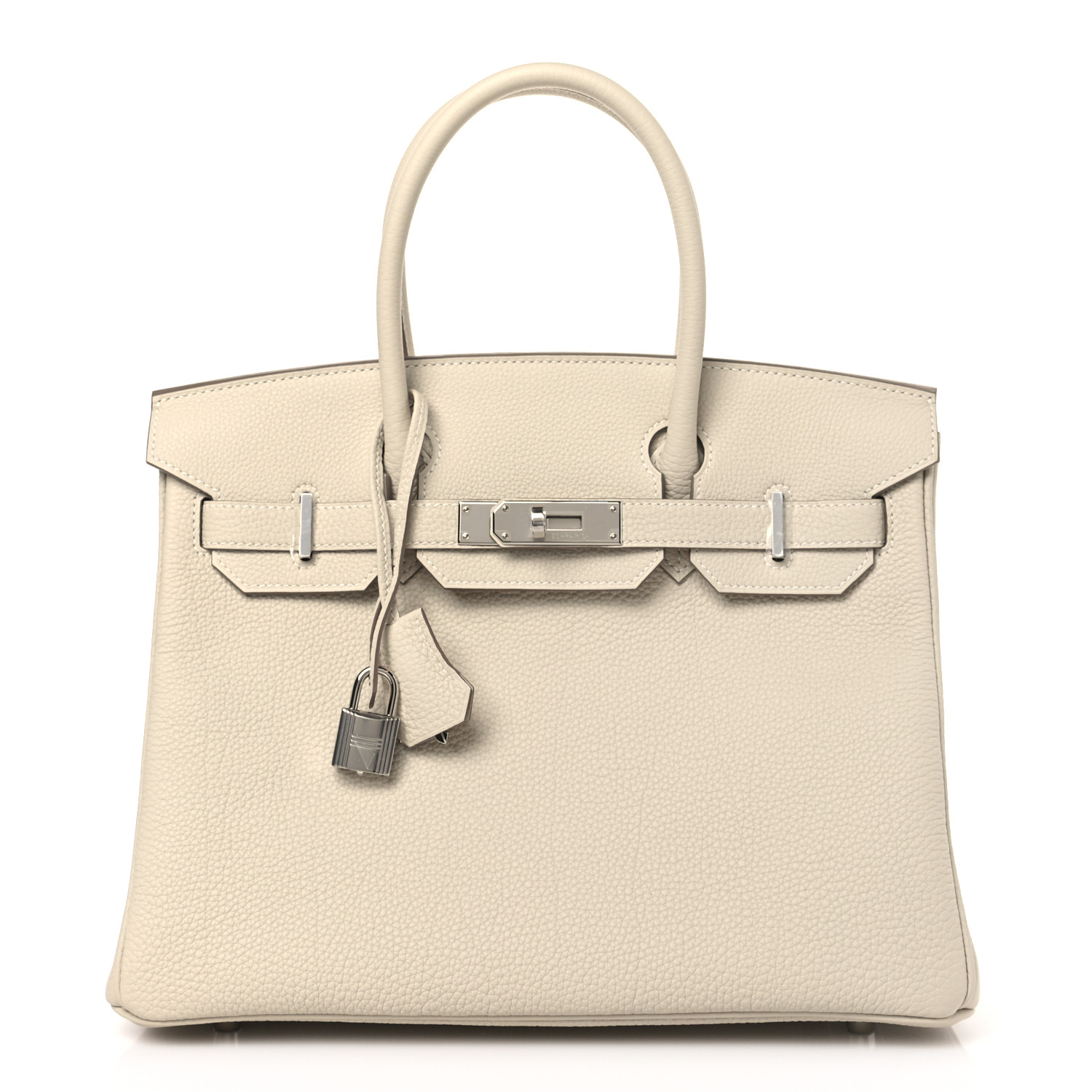 Togo Birkin 30 Craie（Silver Lock）
