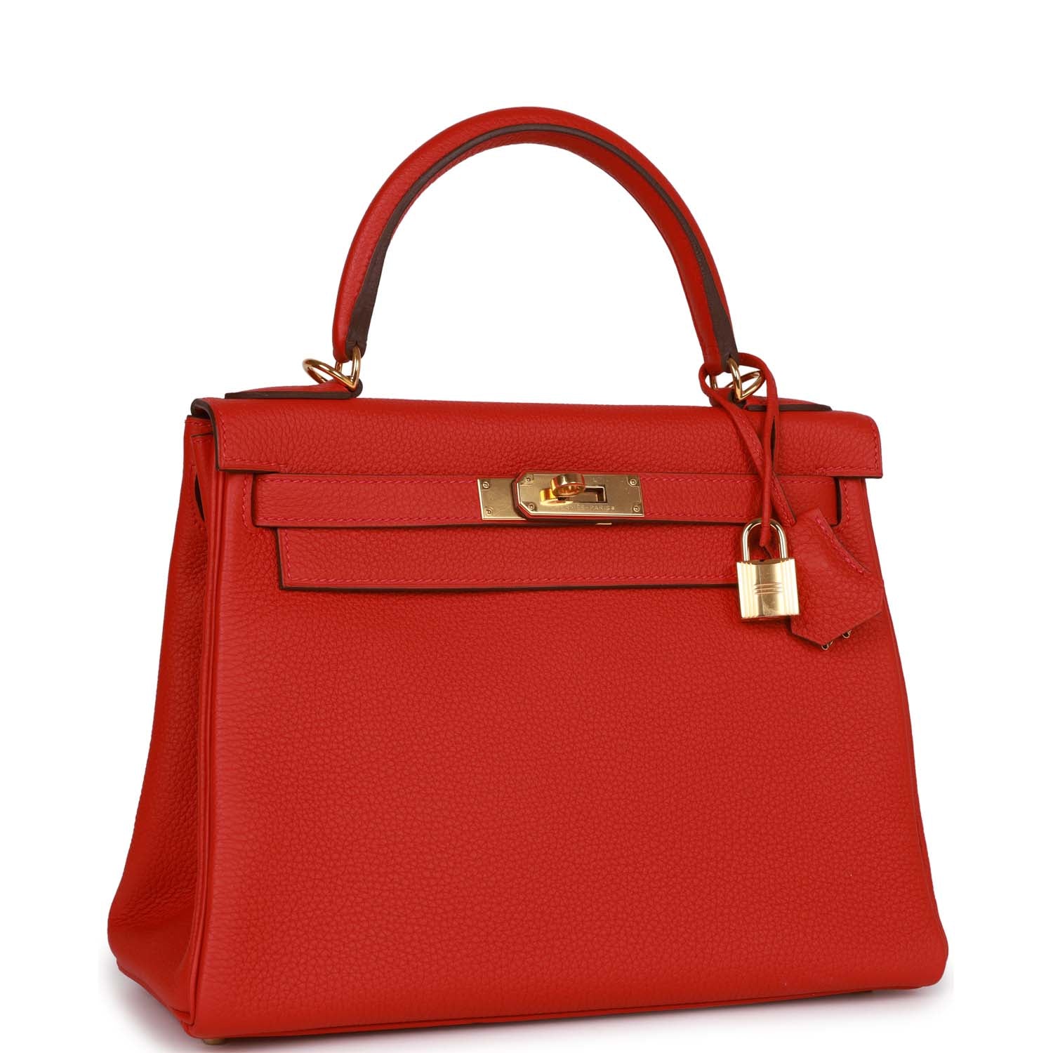 Her Kelly Retourne 28 Rouge Casaque Togo Gold Hardware