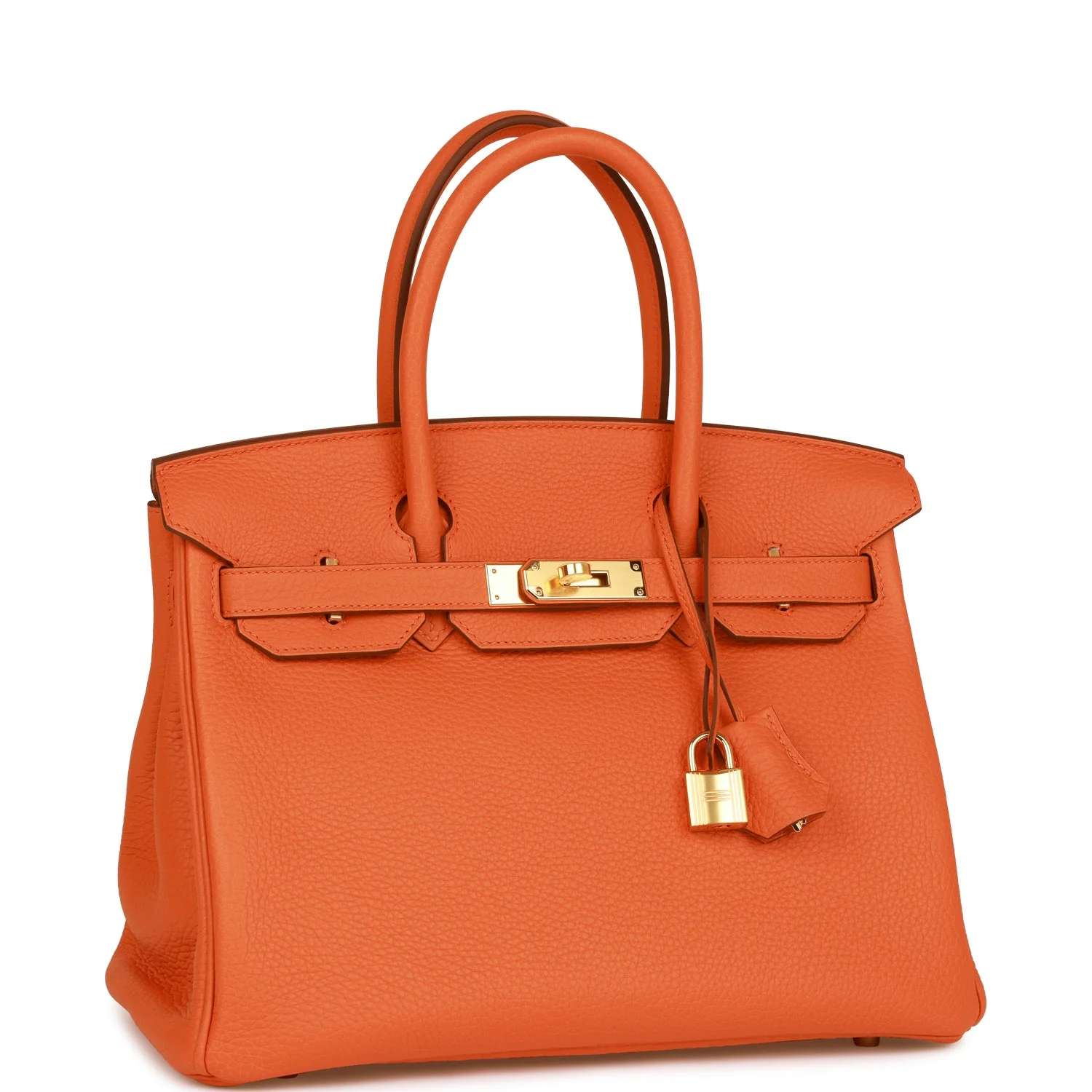 Her Birkin 30 Orange Clemence Gold Hardware