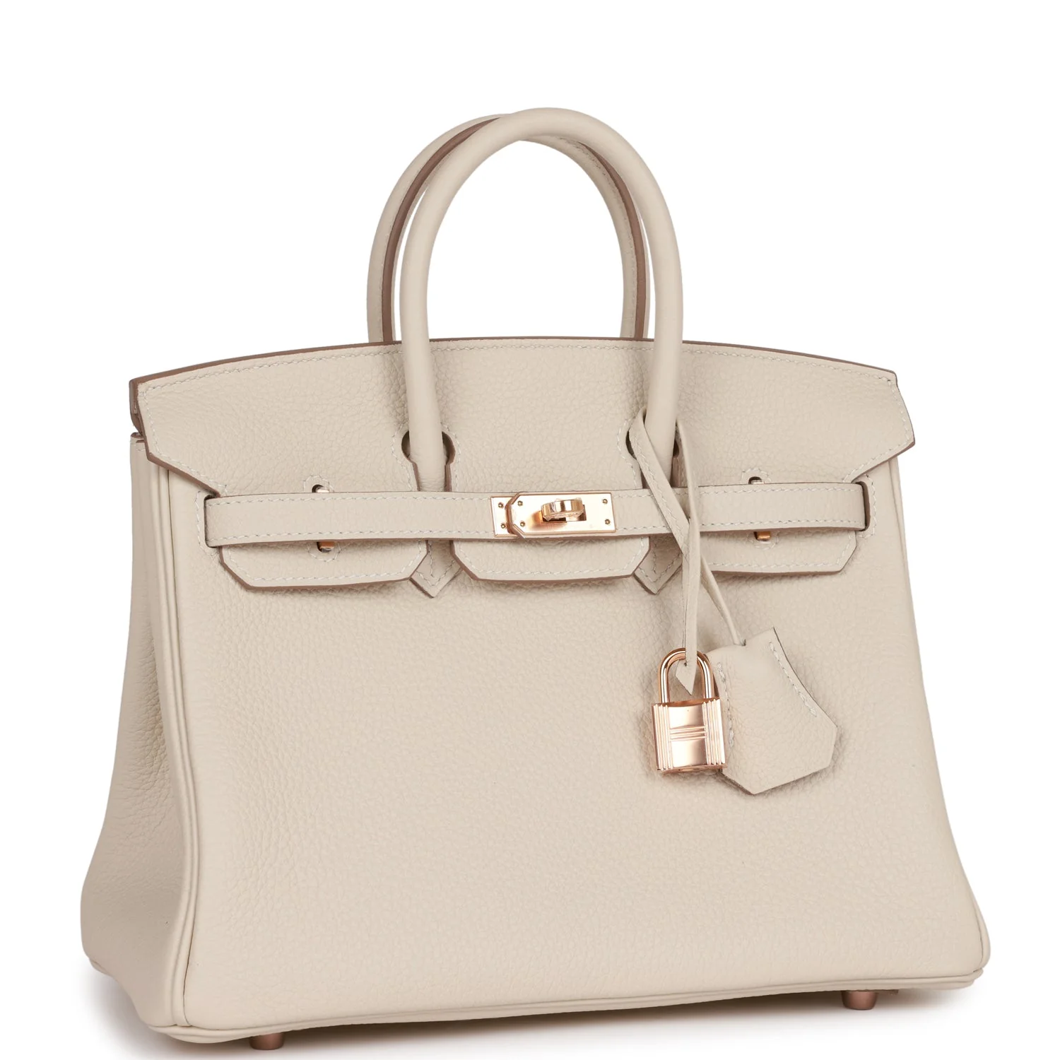 Her Birkin 25 Craie Togo Rose Gold Hardware