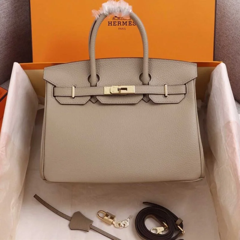 Hermes Birkin 25/30/35 Bag Beige/Orange/Navy