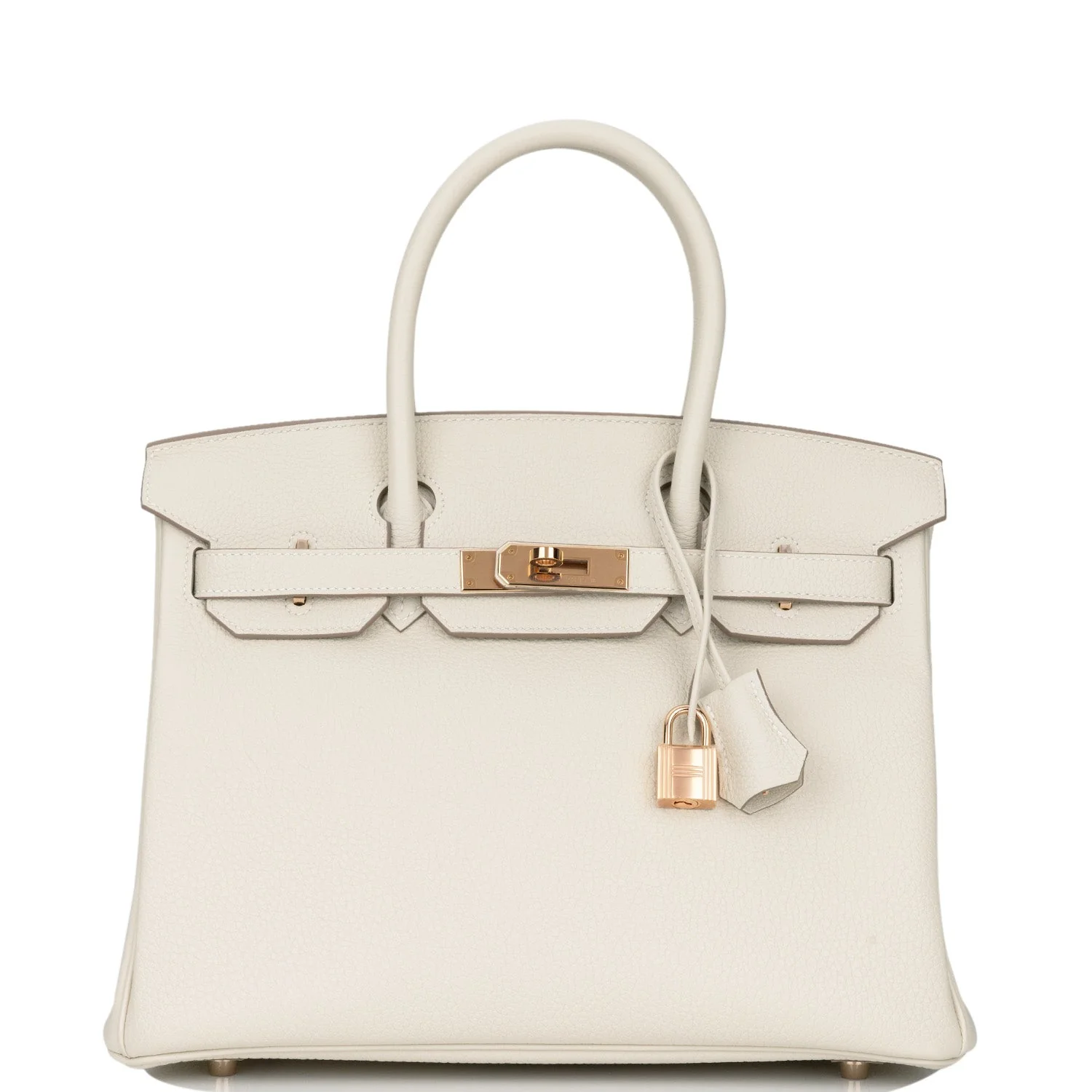 Her Birkin 30 Craie Togo Rose Gold Hardware