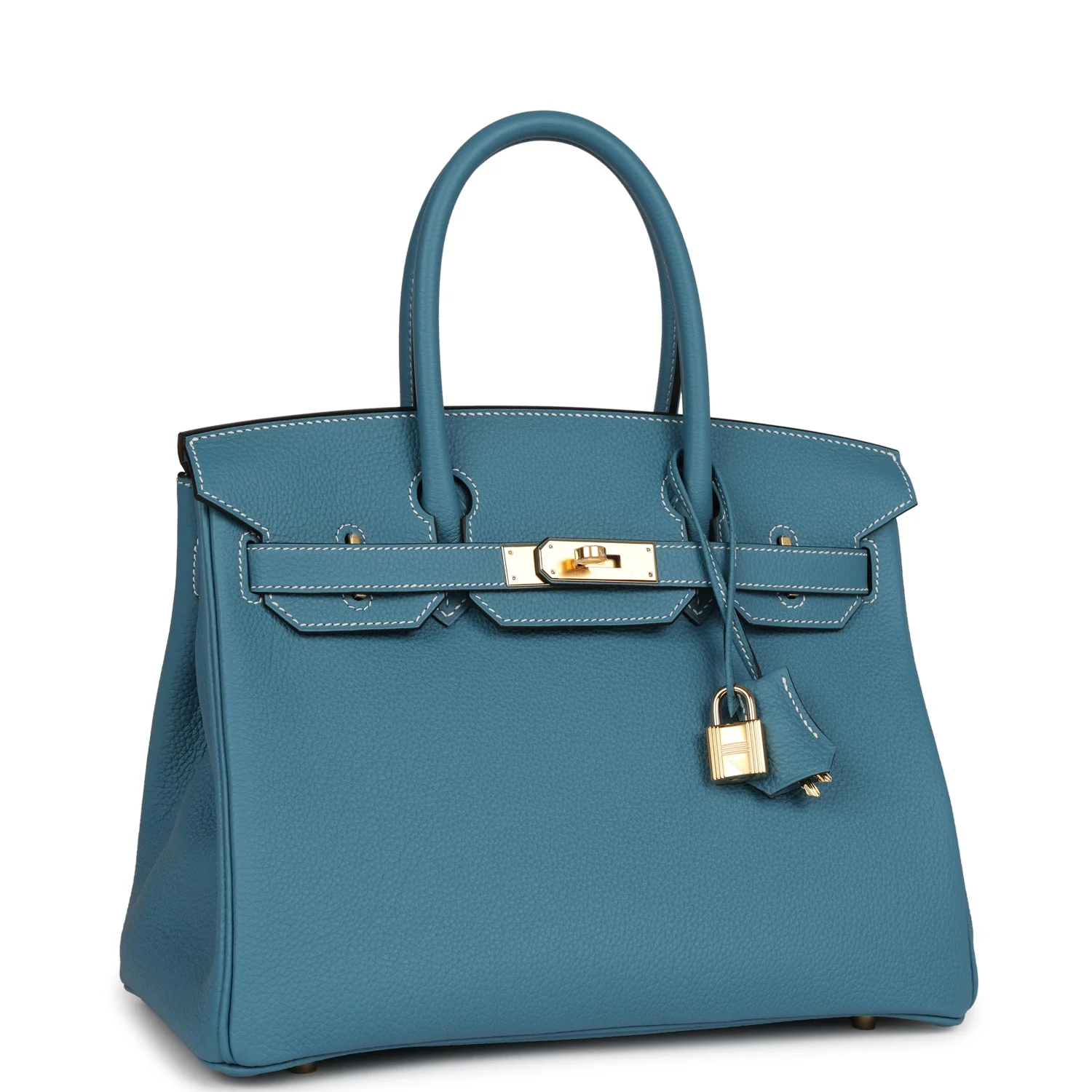 Her Birkin 30 Blue Jean Togo Gold Hardware