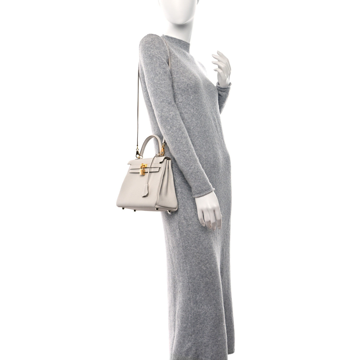 Togo Kelly Retourne 25 Gris Pale