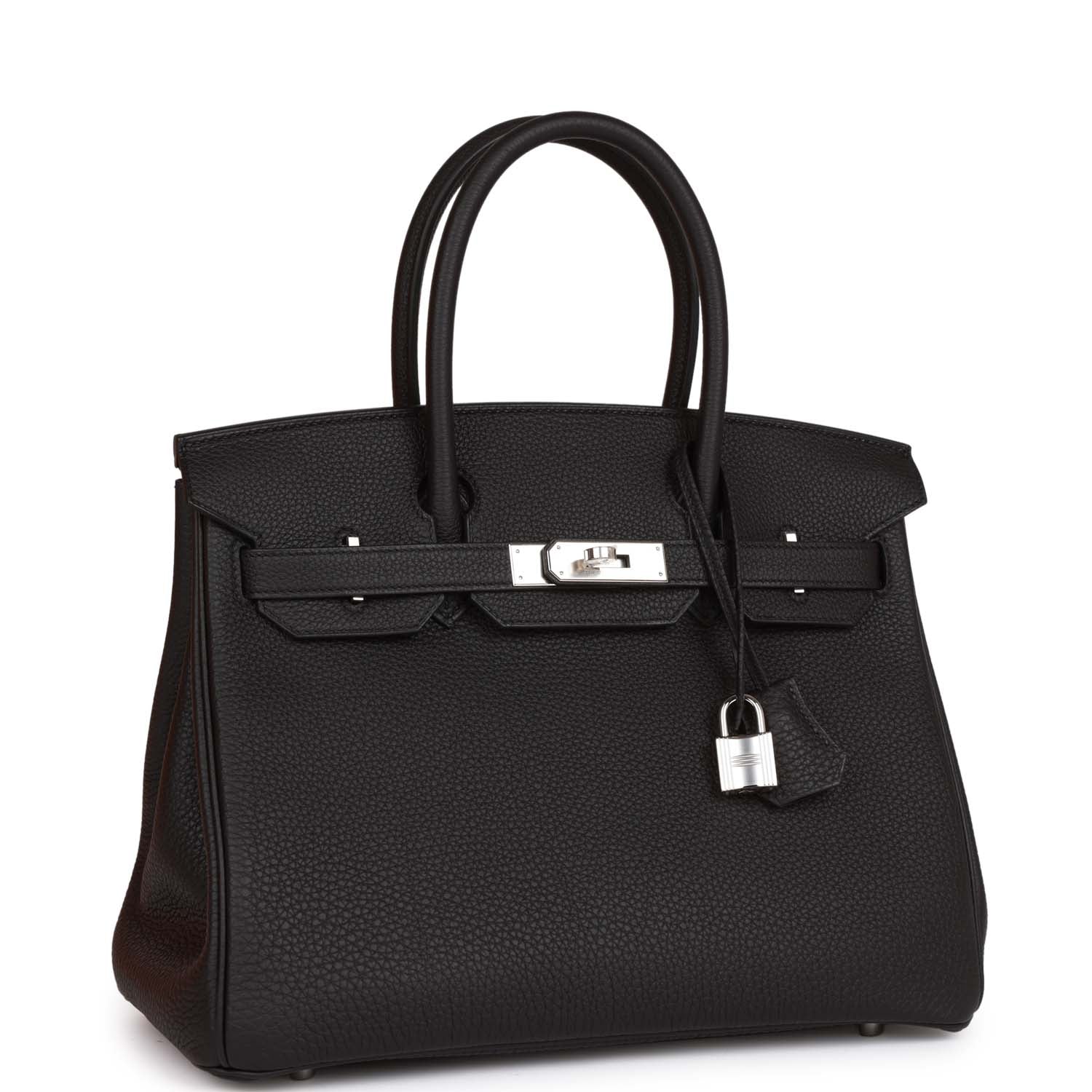 Her Birkin 30 Black Togo Palladium Hardware