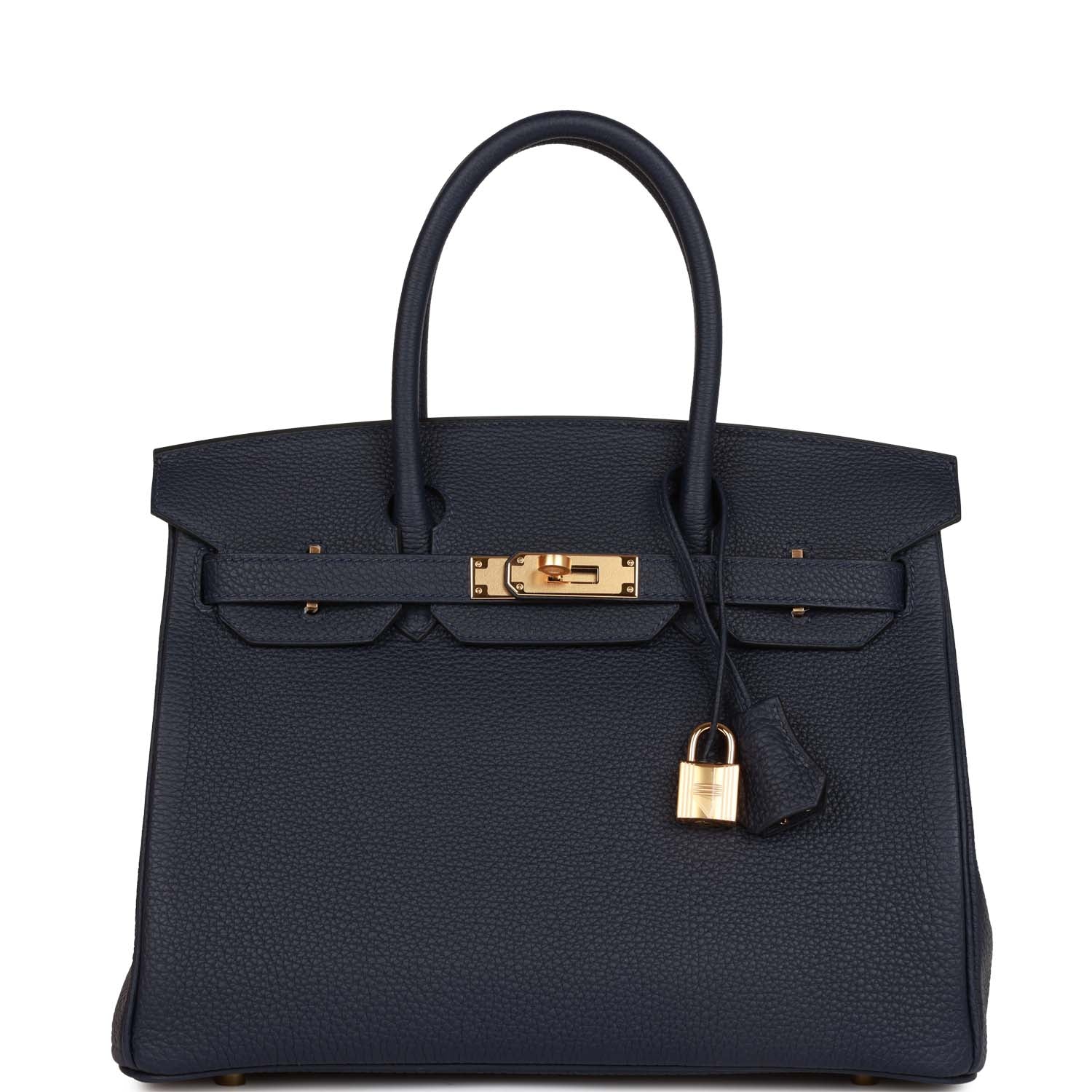 Her Birkin 30 Bleu Nuit Togo Gold Hardware