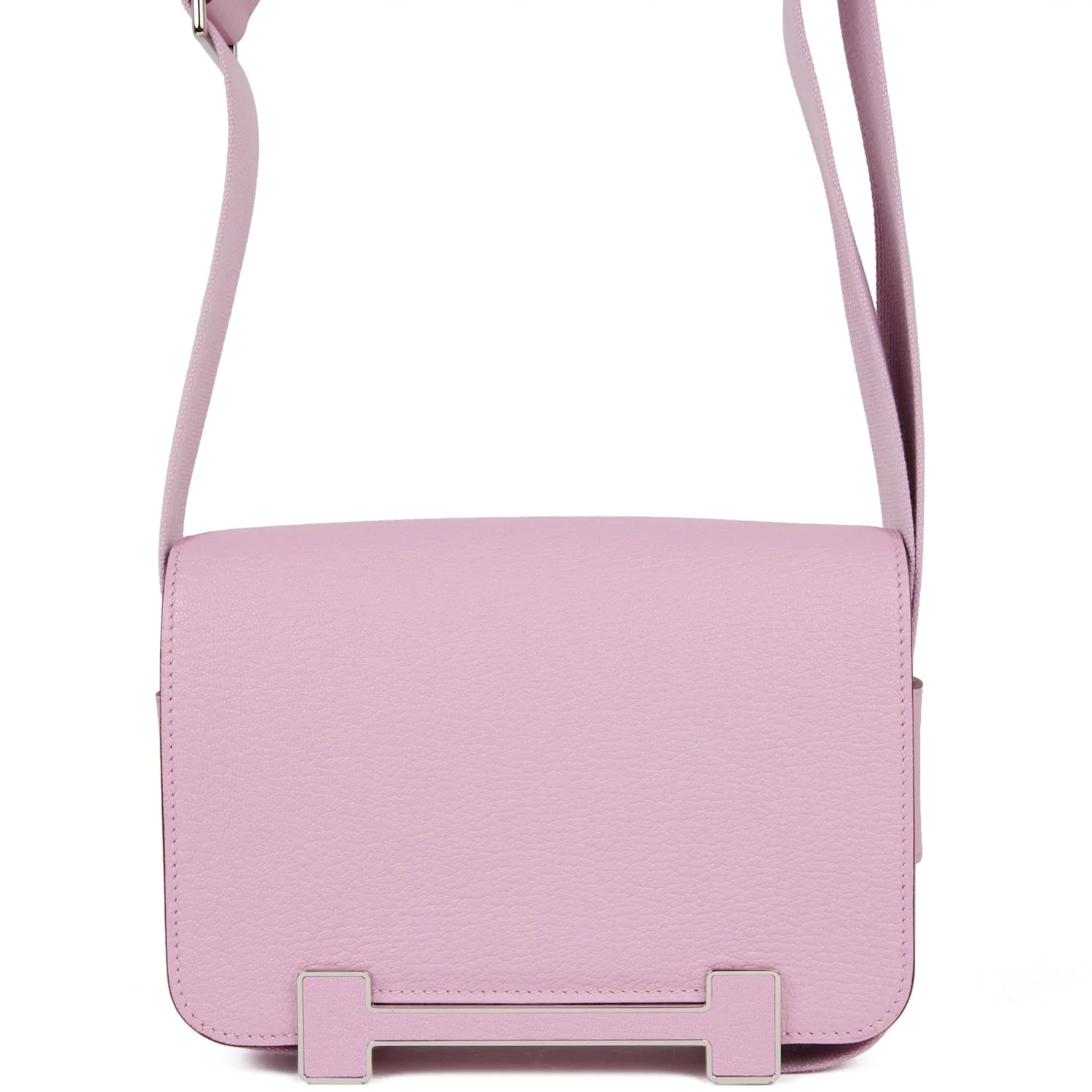 Hermes Geta Mauve Sylvestre Chevre Palladium Hardware