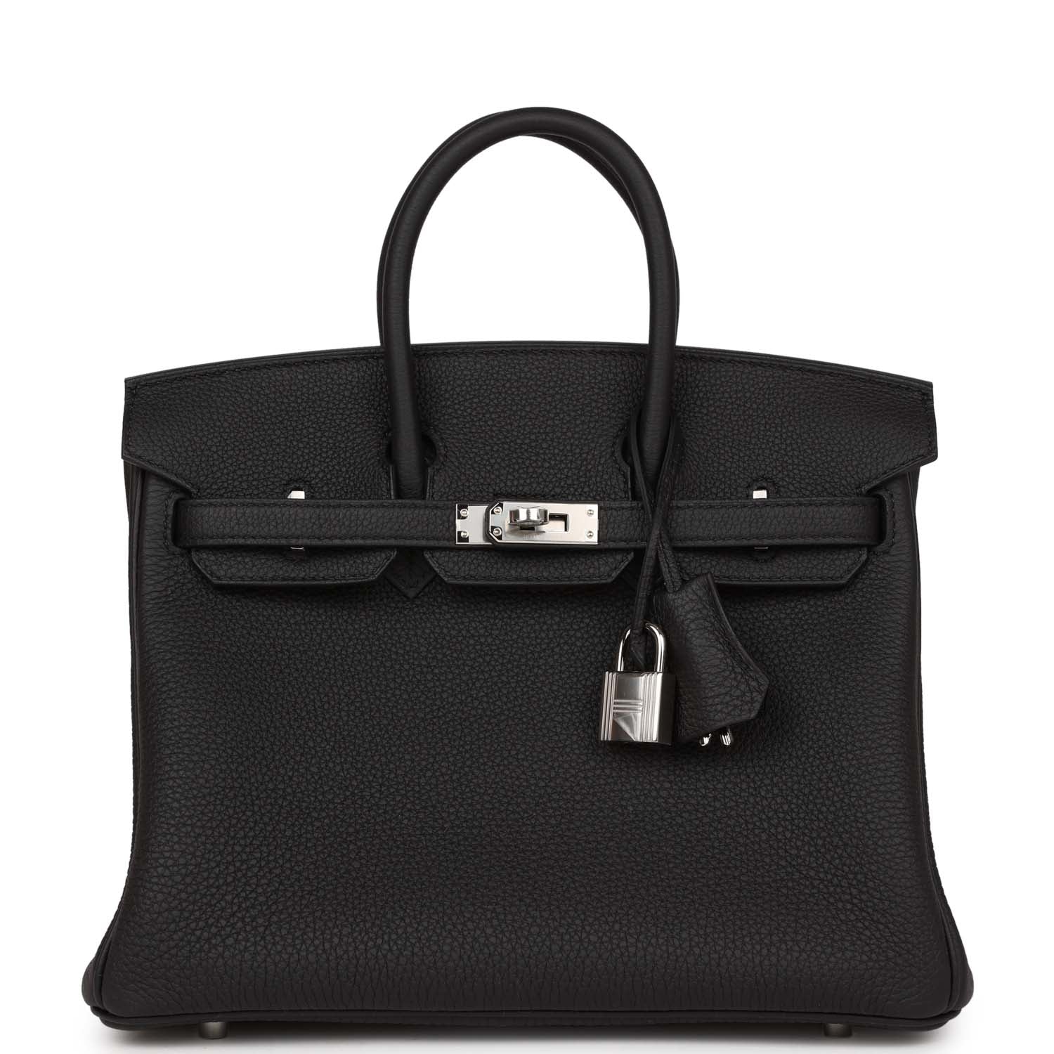 Her Birkin 25 Black Togo Palladium Hardware