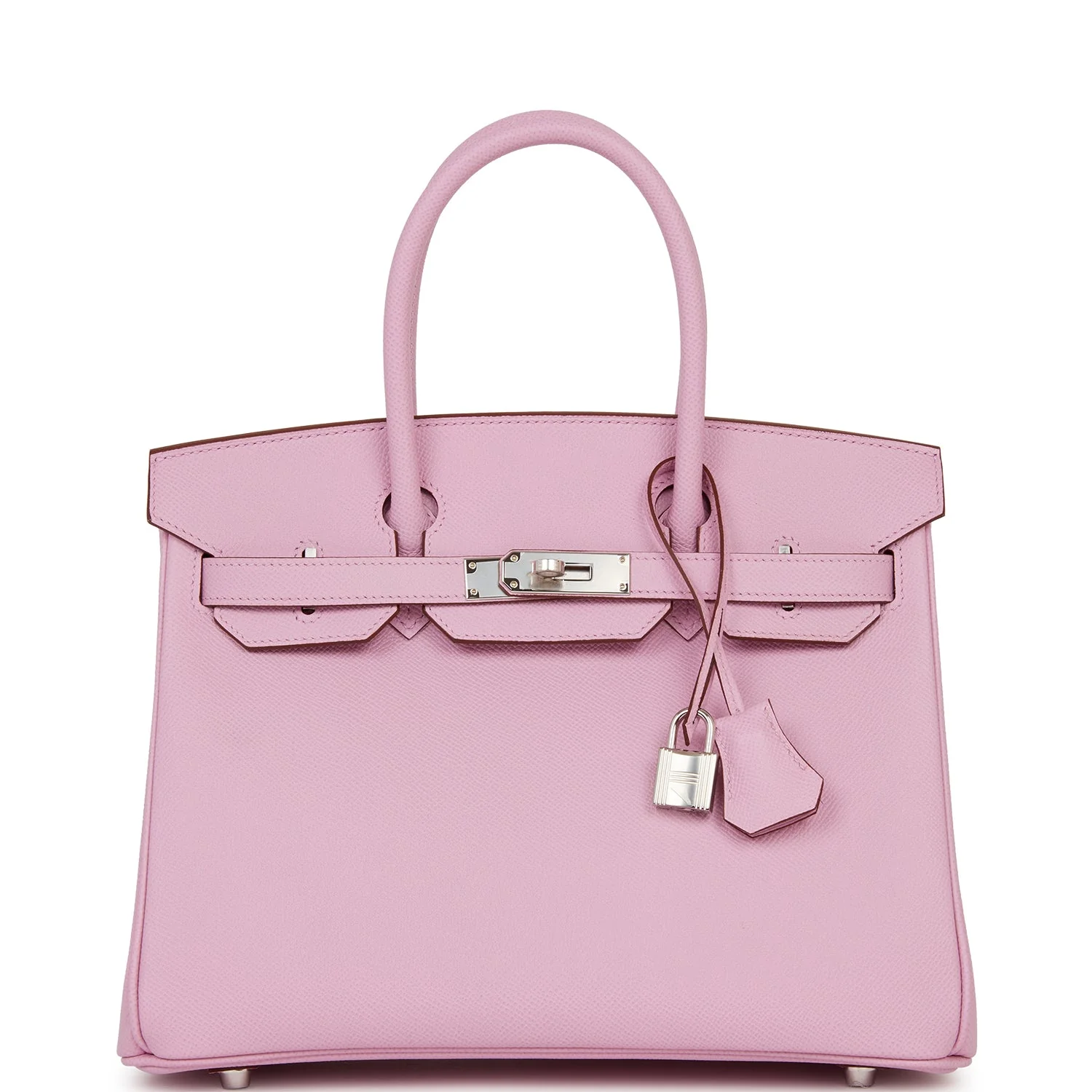 Her Birkin 30 Mauve Sylvestre Epsom Palladium Hardware