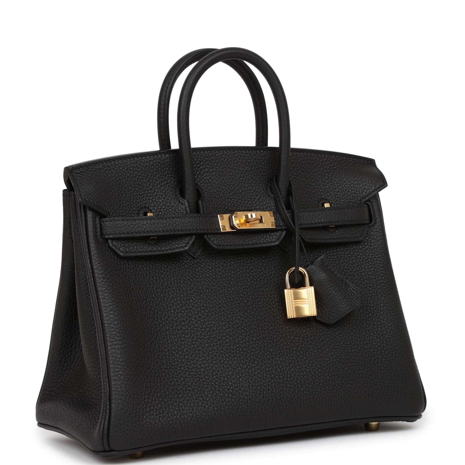 Her Birkin 25 Black Togo Gold Hardware