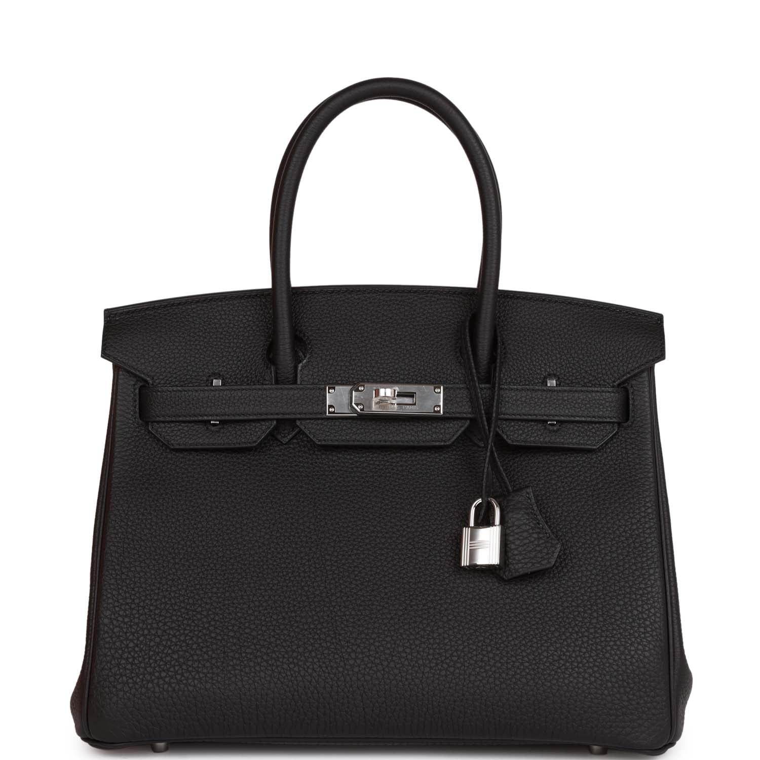 Her Birkin 30 Black Togo Palladium Hardware