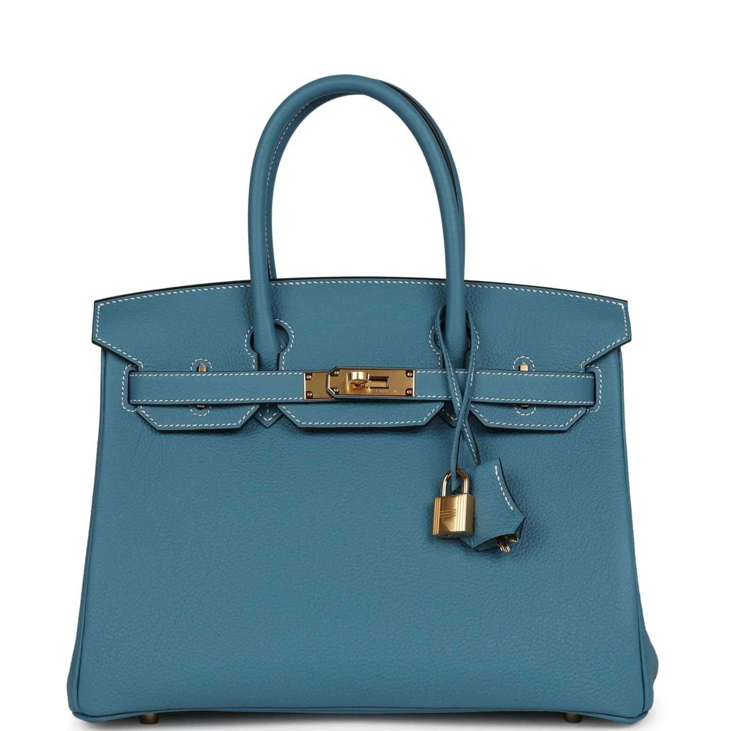 Her Birkin 30 Blue Jean Togo Gold Hardware