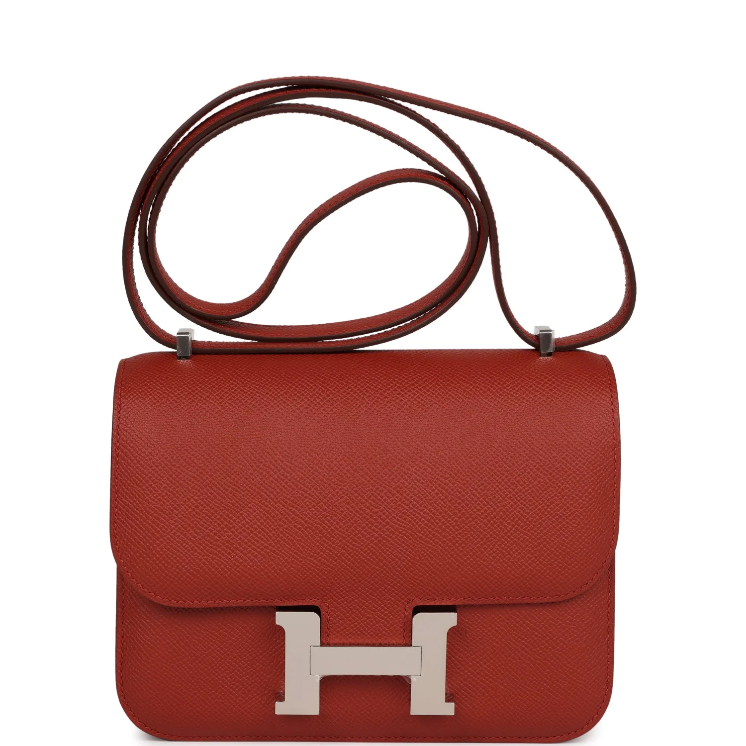 Hermes Constance 1-18 Rouge Venetian Epsom Palladium Hardware