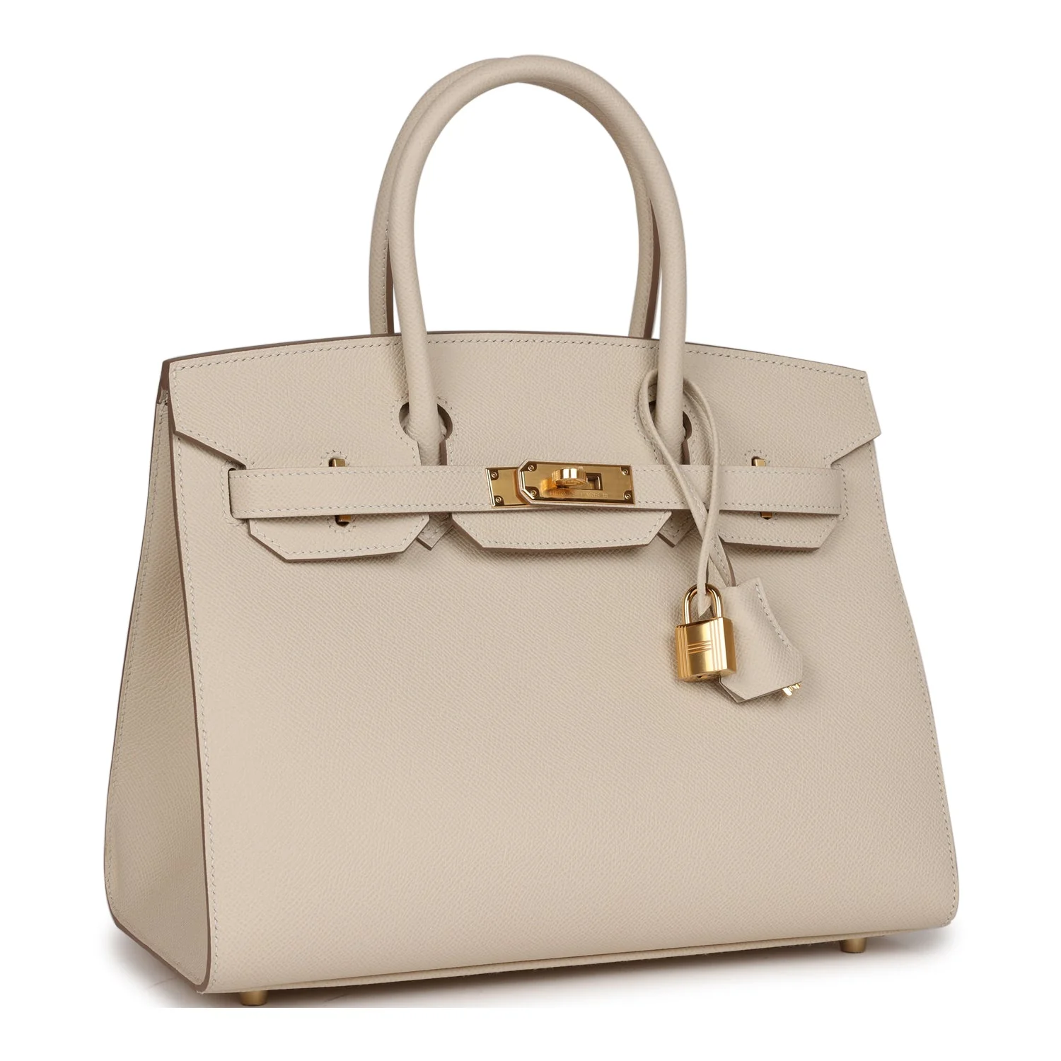 Her Birkin Sellier 30 Craie Epsom Gold Hardware