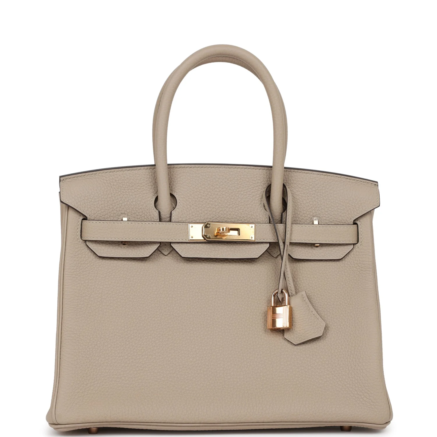 Her Birkin 30 Gris Tourterelle Togo Rose Gold Hardware