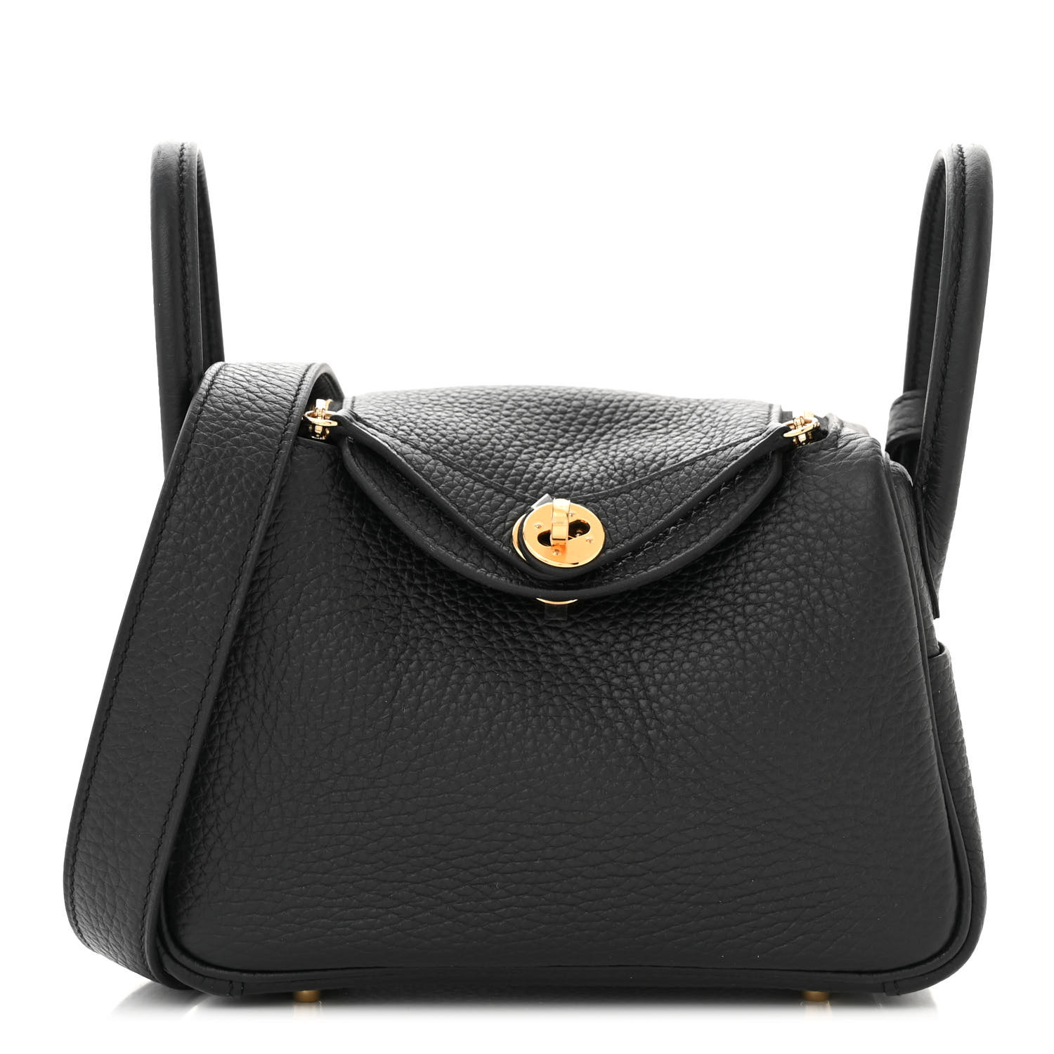 Taurillon Clemence Mini Lindy 20 Black