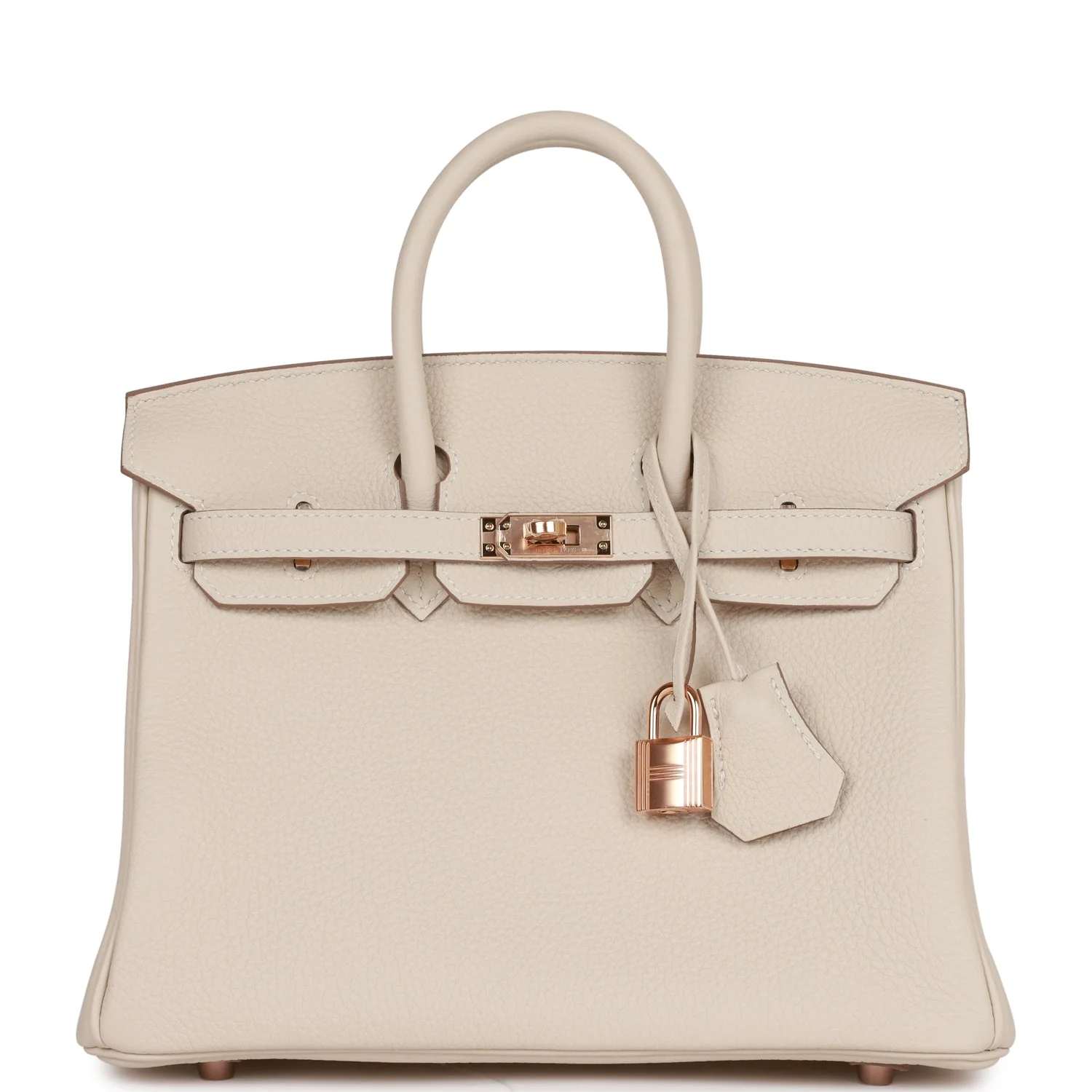 Her Birkin 25 Craie Togo Rose Gold Hardware