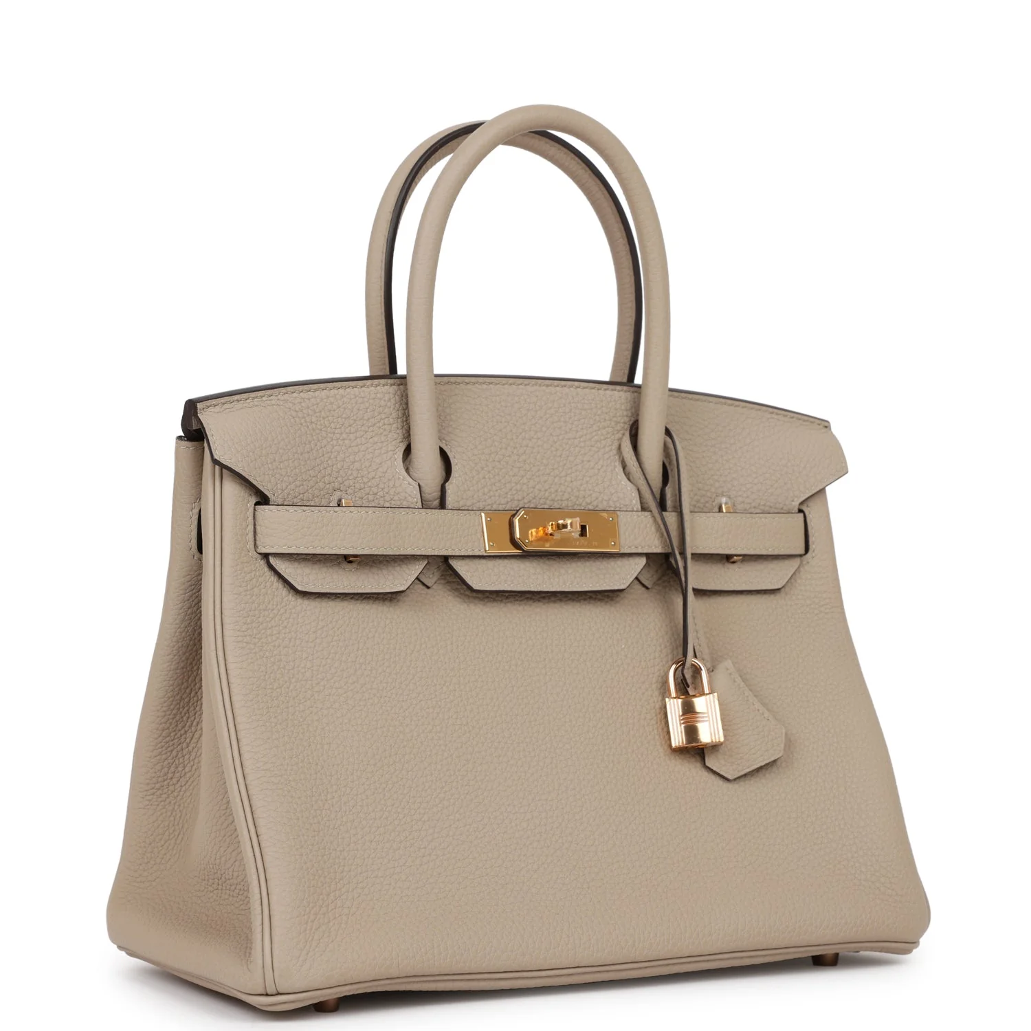 Her Birkin 30 Gris Tourterelle Togo Rose Gold Hardware