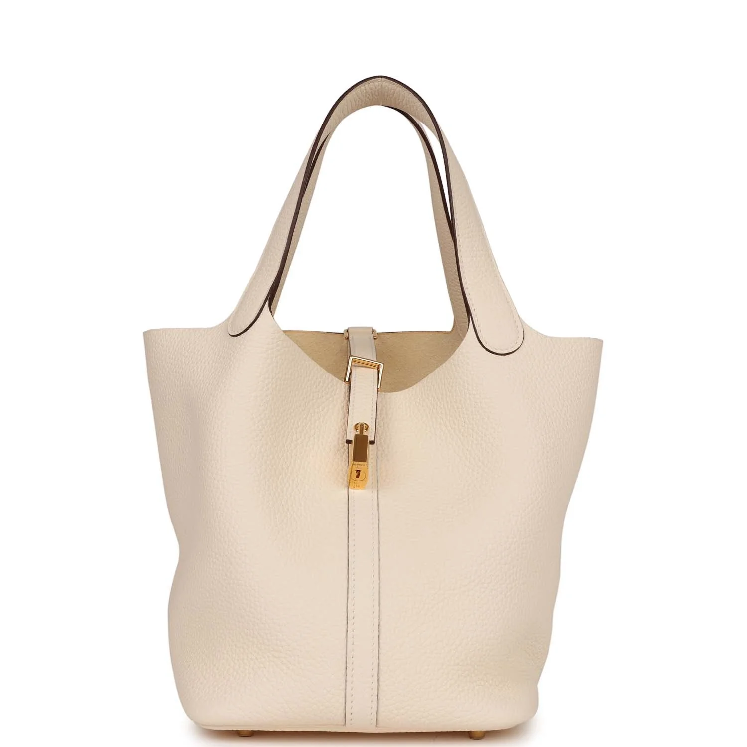 Her Picotin Lock 22 Nata Clemence Gold Hardware