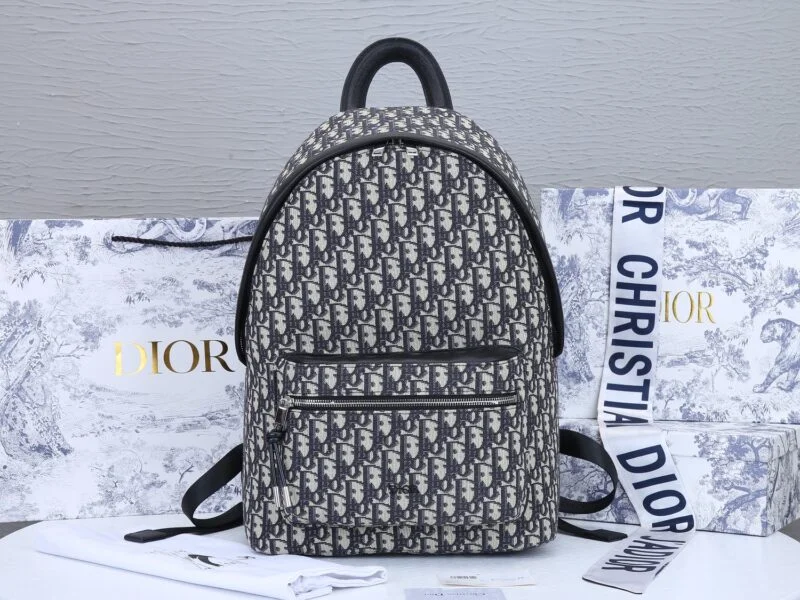 Dior 42Cm Rider Backpack Beige/Blue