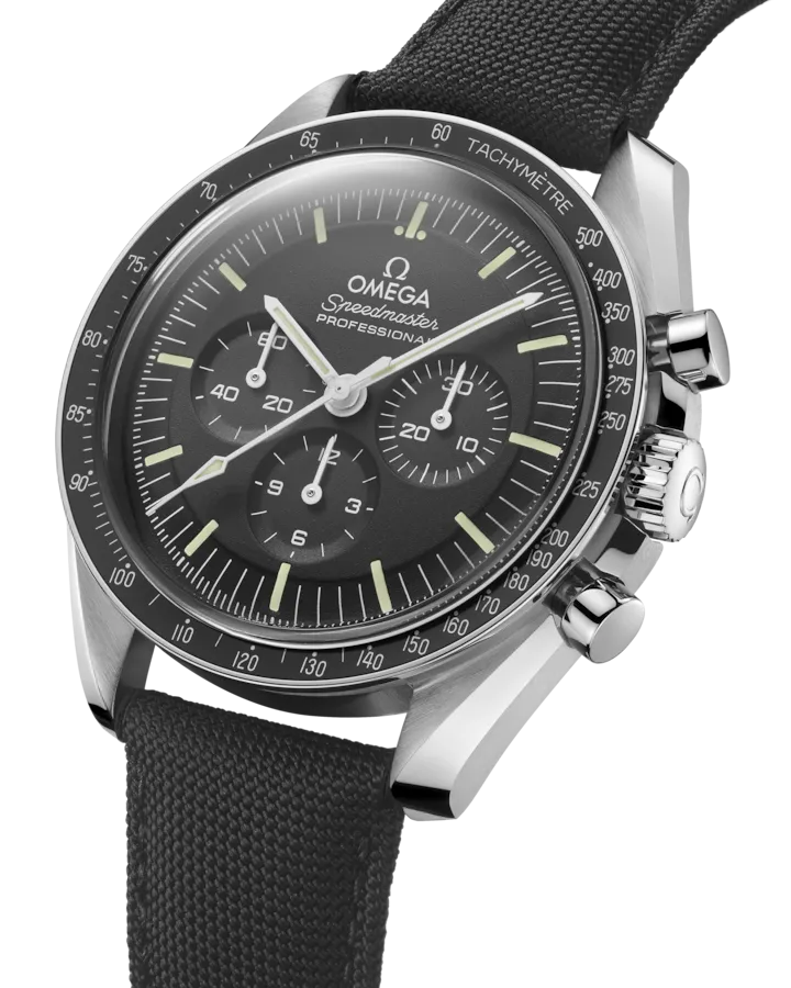 OMEGA SPEEDMASTER MOONWATCH PROFESSIONAL 42 MM, STEEL ON COATED NYLON FABRIC STRAP