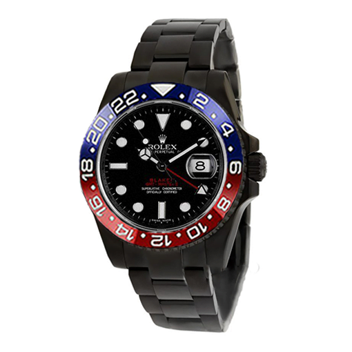 Rolex Pepsi Blaken Black Replica