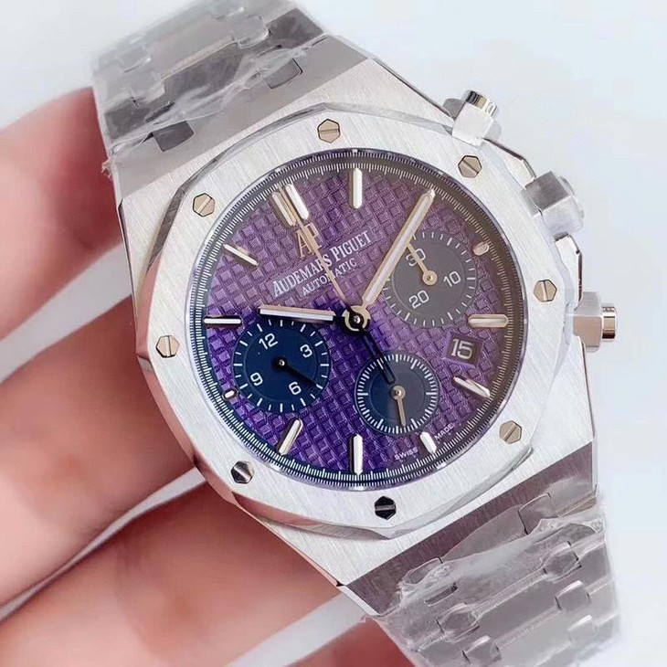 ROYAL OAK Plum purple dial CHRONOGRAPH 41mm