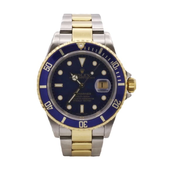 Rolex Submariner, 40mm, 18k Yellow Gold and Stainless Steel, Blue Dial, 16613