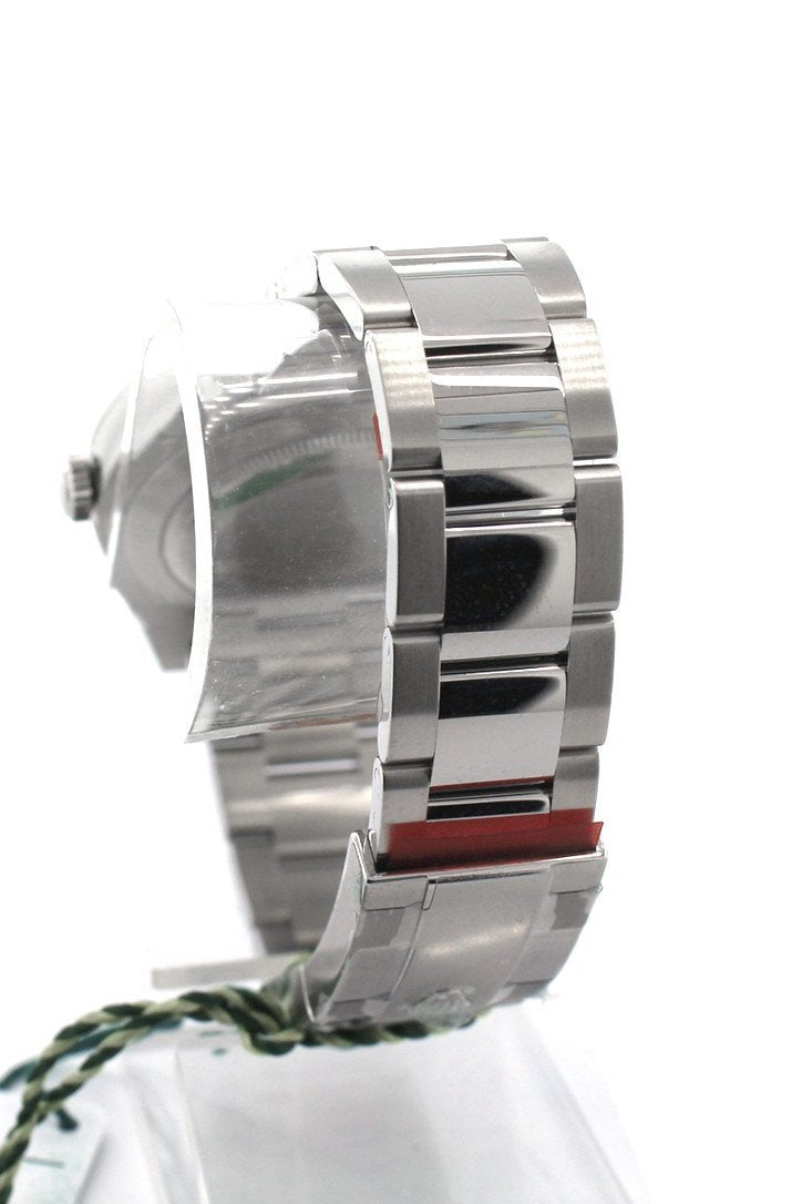 Rolex Datejust 41 Slate Roman Dial White Gold Fluted Bezel Oyster Mens Watch 126334