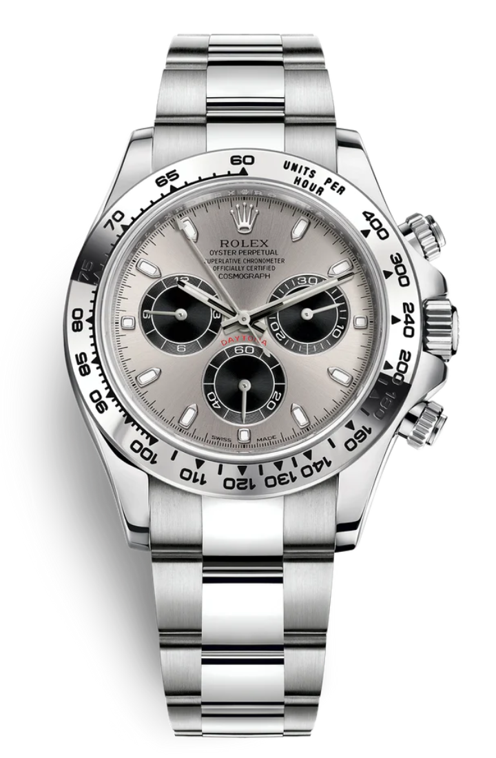 Rolex Daytona Steel Dial with Black Subdials 40mm 116509