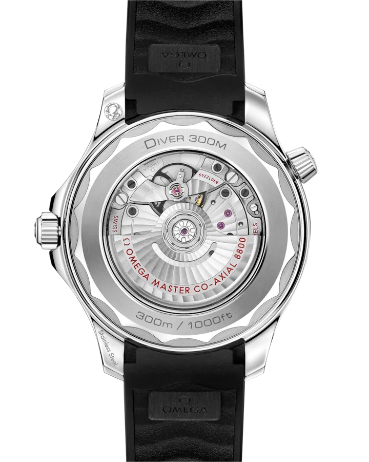 SEAMASTERDIVER 300M42 MM, STEEL ON RUBBER STRAP