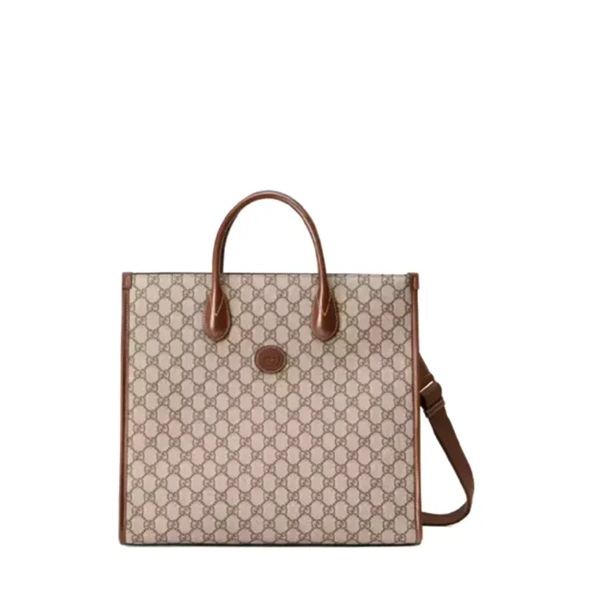 Medium tote with Interlocking G