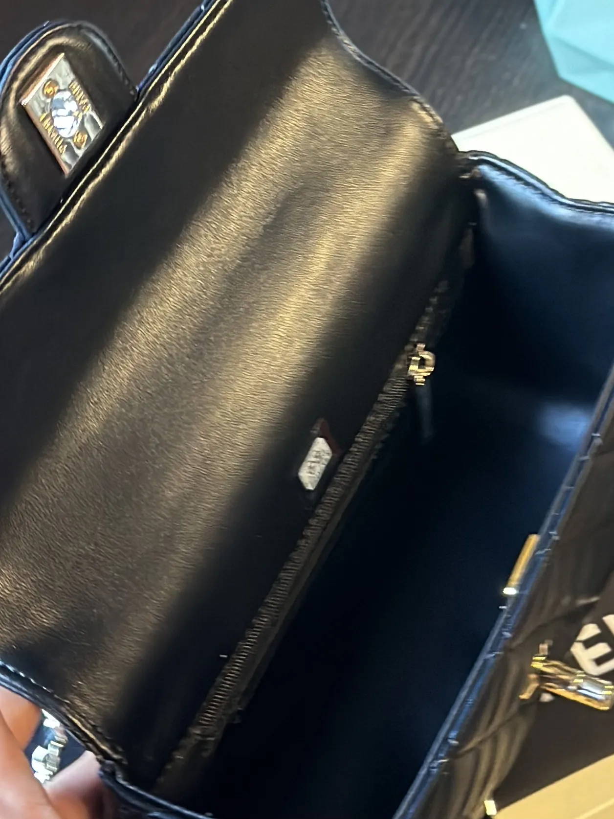 Lambskin Quilted Mini Rectangular Flap Bag