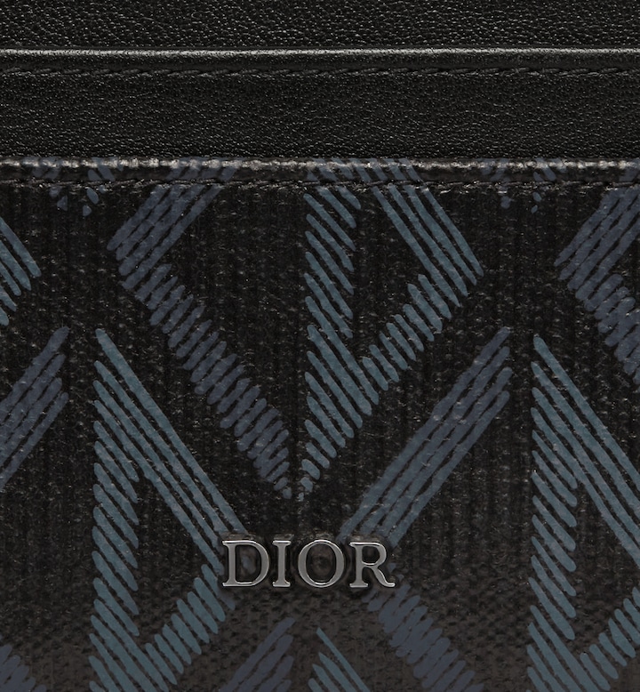 Card Holder Black CD Diamond Canvas