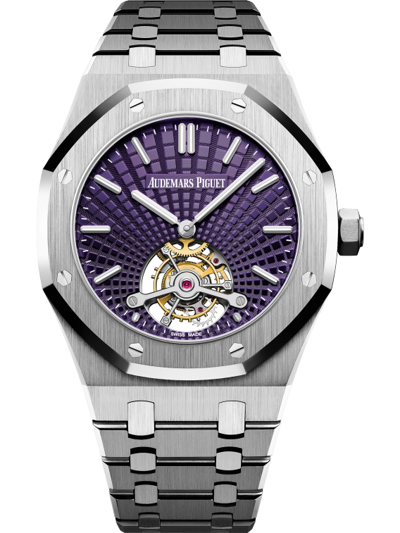 Royal Oak Limited Edition Tourbillon Extra-Thin Purple Dial 41mm