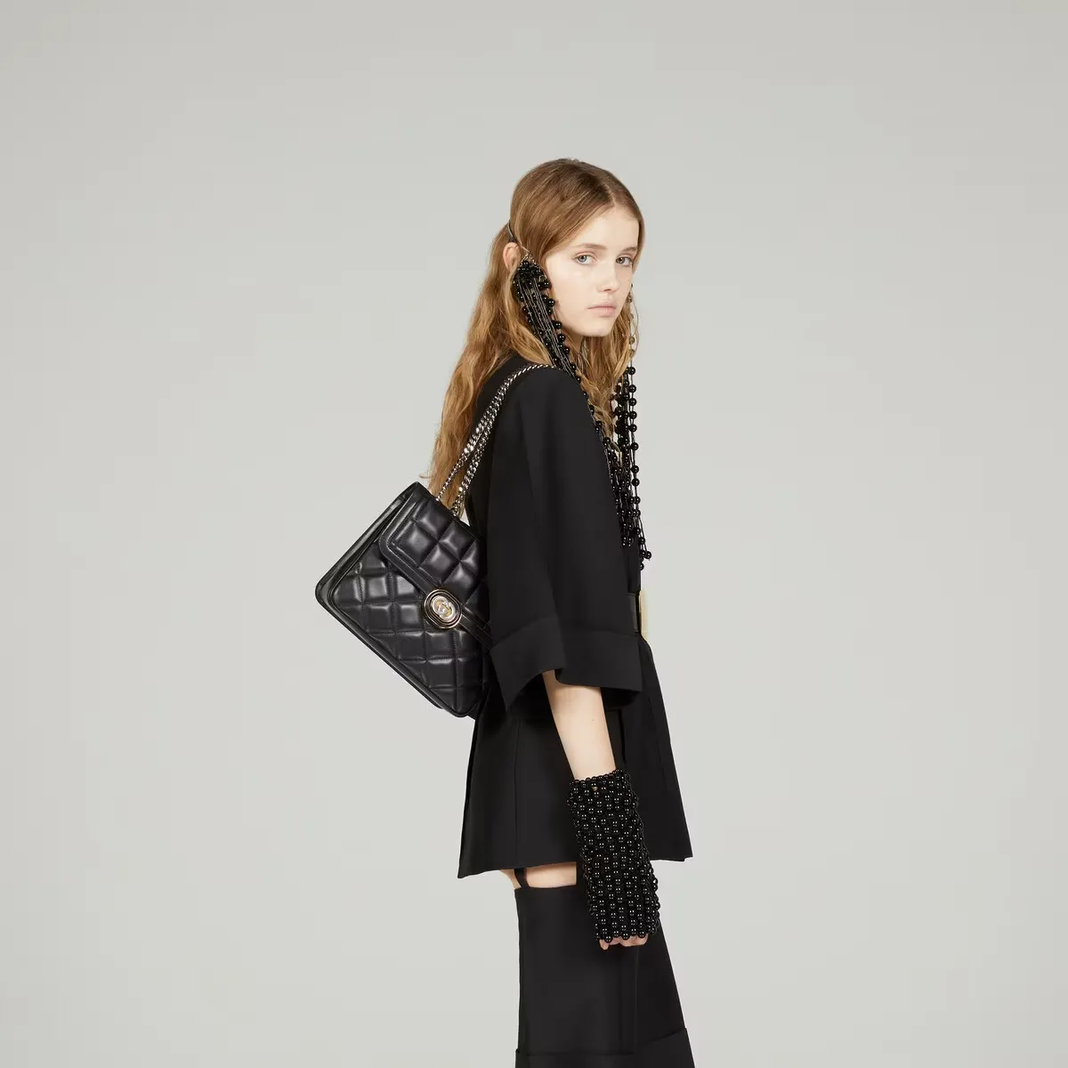 Deco small shoulder bag