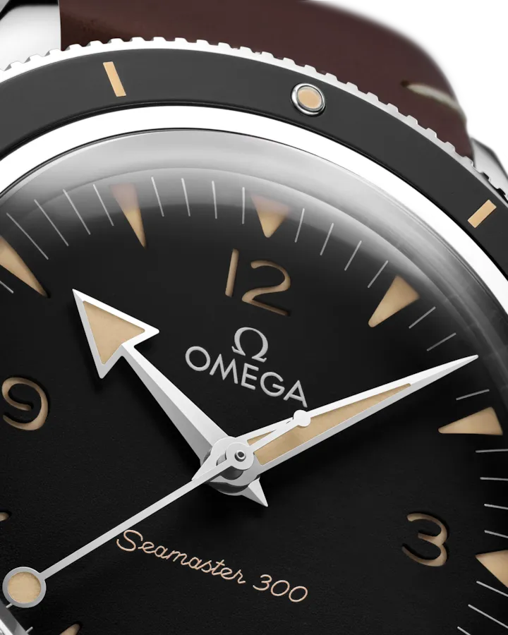SEAMASTER 30041 MM, STEEL ON LEATHER STRAP