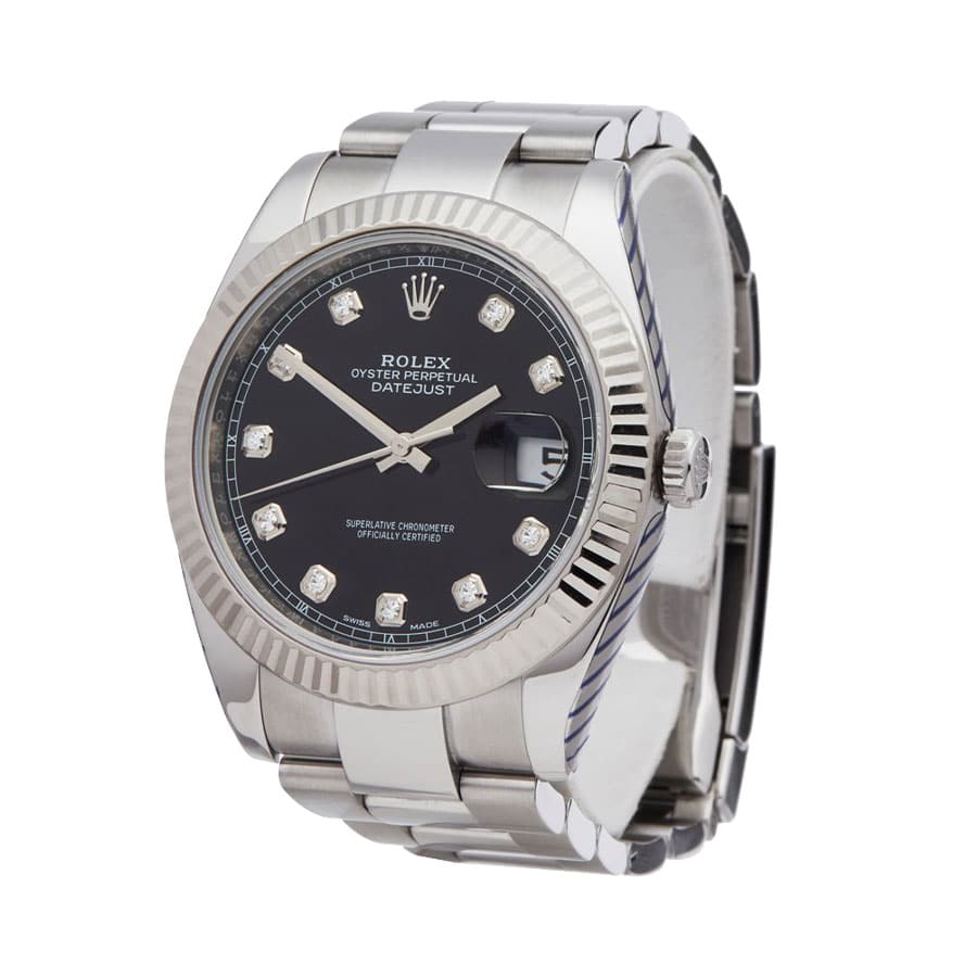 Rolex Datejust Diamond Black Replica