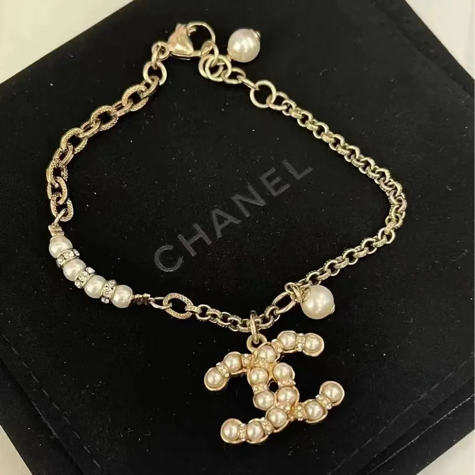 Double C Pearl Bracelet