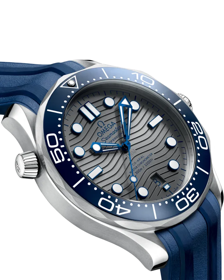 SEAMASTERDIVER 300M42 MM, STEEL ON RUBBER STRAP