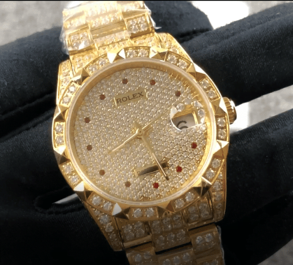 Rolex Gold Full Diamond Replica