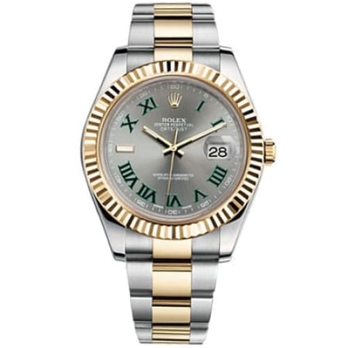 Rolex Oyster Perpetual Datejust 41 Two-tone Oyster Bracelet, Silver dial, Fluted bezel Watch