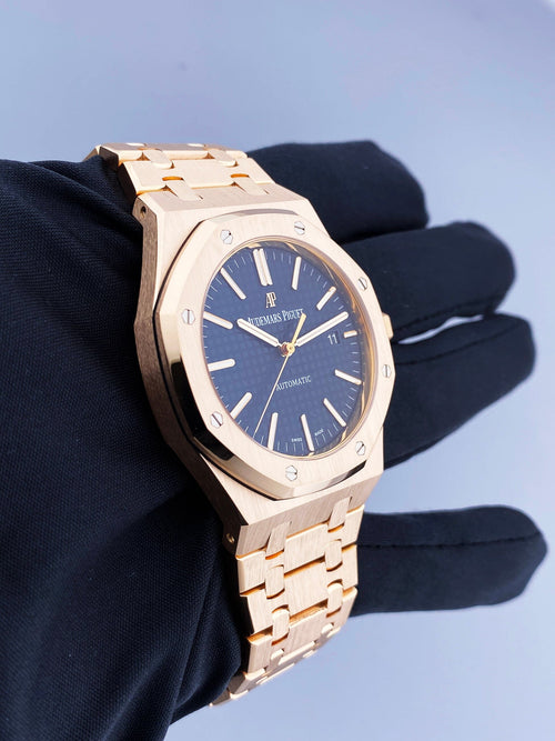 ROYAL OAK Pink Gold Black Dial 41mm