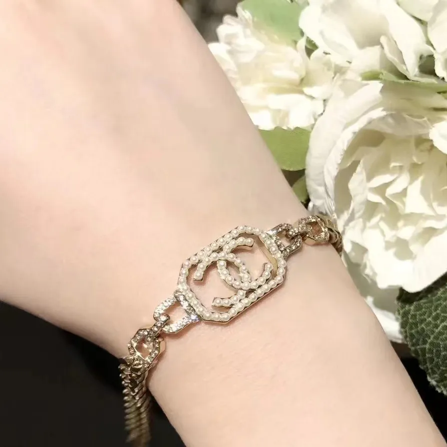 Double C Pearl Bracelet