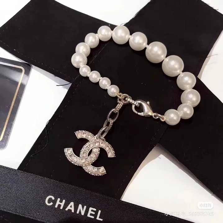 Pearl Double C Pearl Bracelet