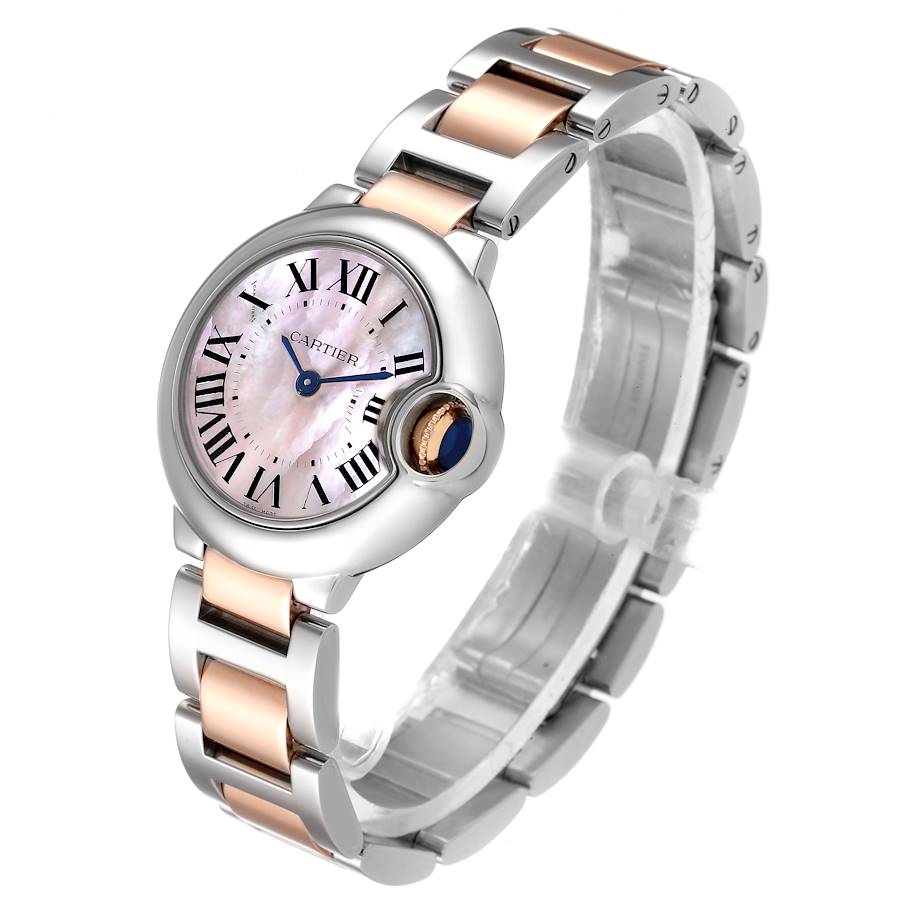 BALLON BLEU Pink Mother of Pearl Dial 28mm